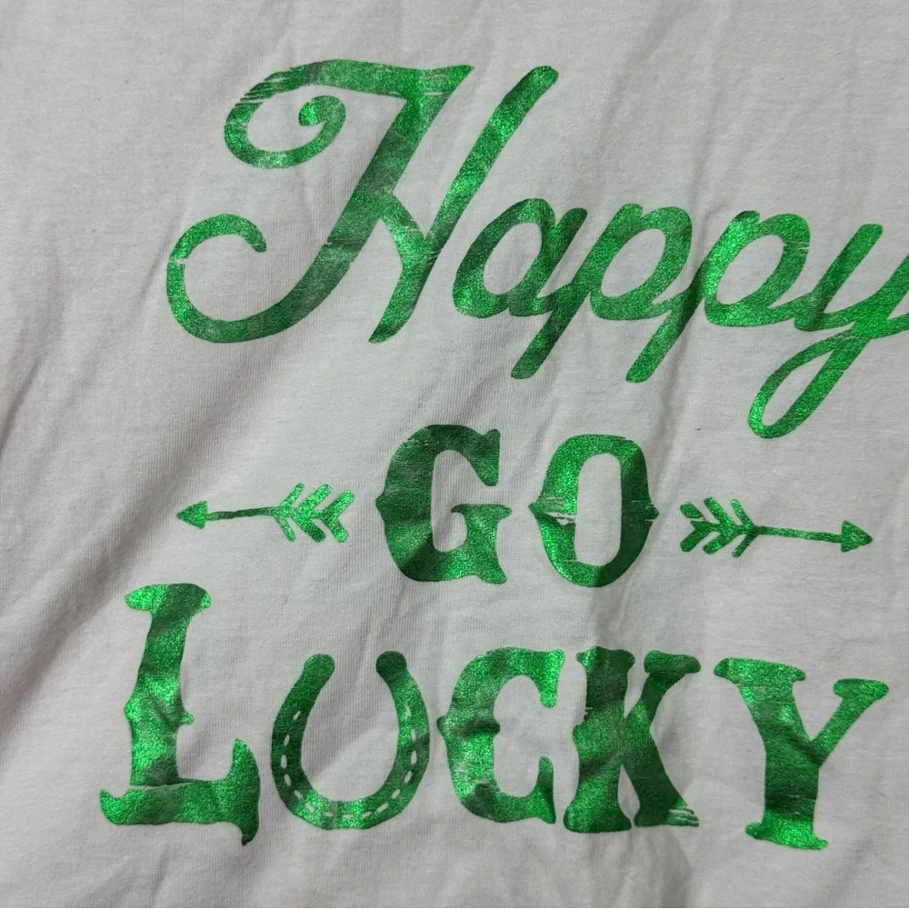 Harper Canyon Pink and Green Short Sleeve Tee Girls Size L